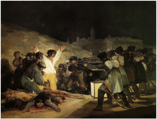 El 3 de mayo de 1808 en Madrid. Los fusilamientos en la montaña del Príncipe Pío